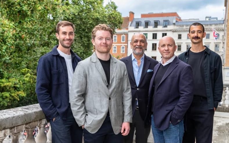 From left: Alex Wilson, Caleb Dunn, Bik Bhuptani, Paul Simmons and Jack Hammond